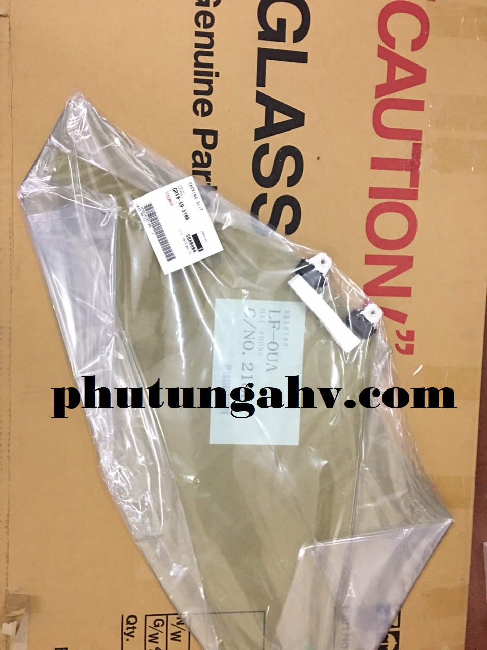 Kính cửa trước, bên trái glass(l),d Mazda 6 (facelift)